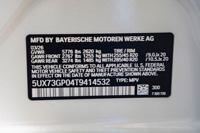 2026 BMW X3 M50 xDrive