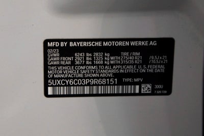 2023 BMW X6 xDrive40i