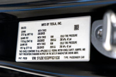 2023 Tesla Model 3 Performance