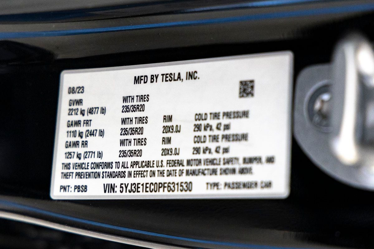 2023 Tesla Model 3 Performance