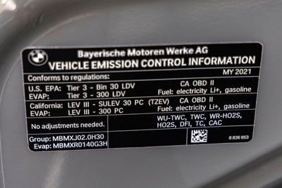 2021 BMW 530e 530e iPerformance