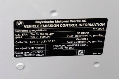 2026 BMW 550e 550e xDrive