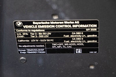 2026 BMW 550e 550e xDrive