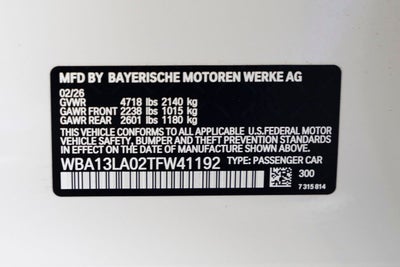 2026 BMW 330i 330i