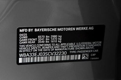 2025 BMW 760i 760i xDrive