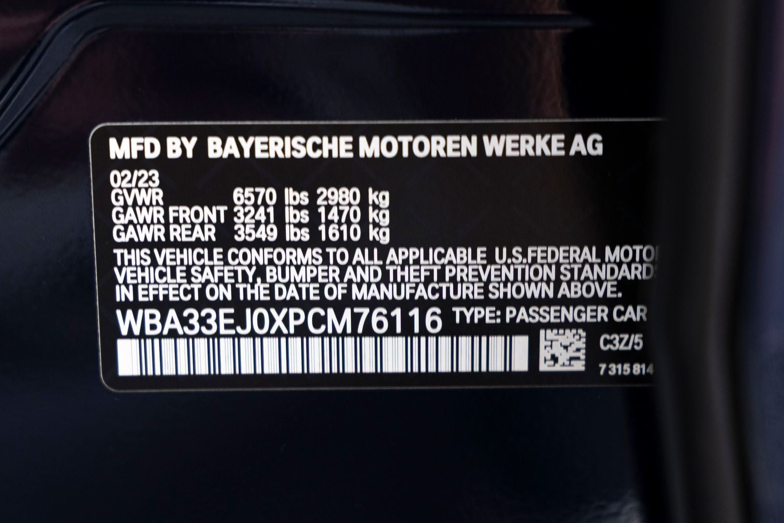 2023 BMW 760i 760i xDrive