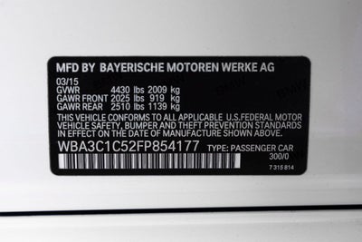 2015 BMW 328i 328i
