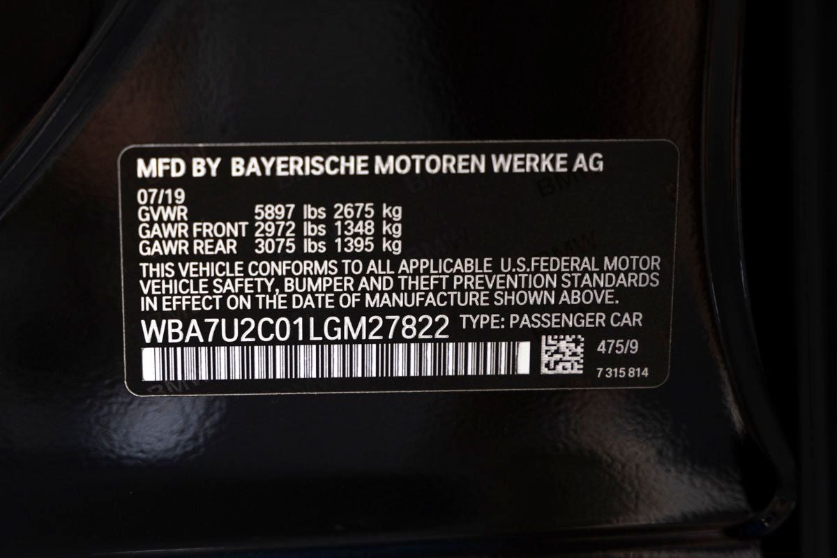 2020 BMW 750i xDrive 750i xDrive