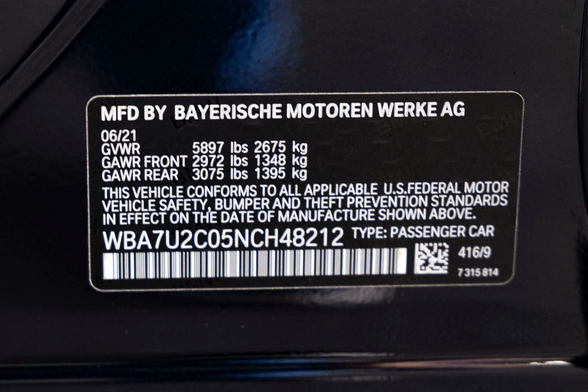 2022 BMW 750i xDrive 750i xDrive