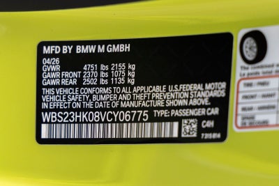 2027 BMW M4 Competition