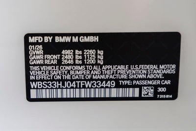 2026 BMW M3 Competition