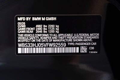 2027 BMW M3 Competition