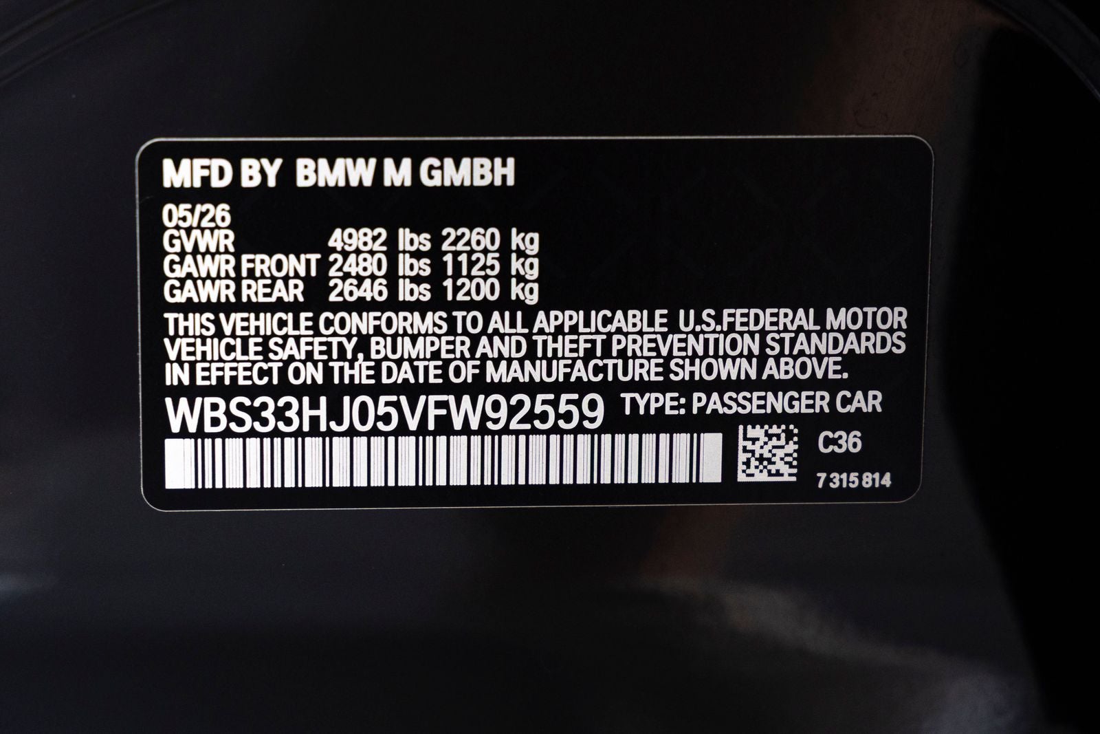 2027 BMW M3 Competition