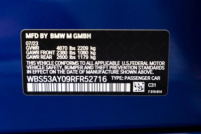2024 BMW M3 Base