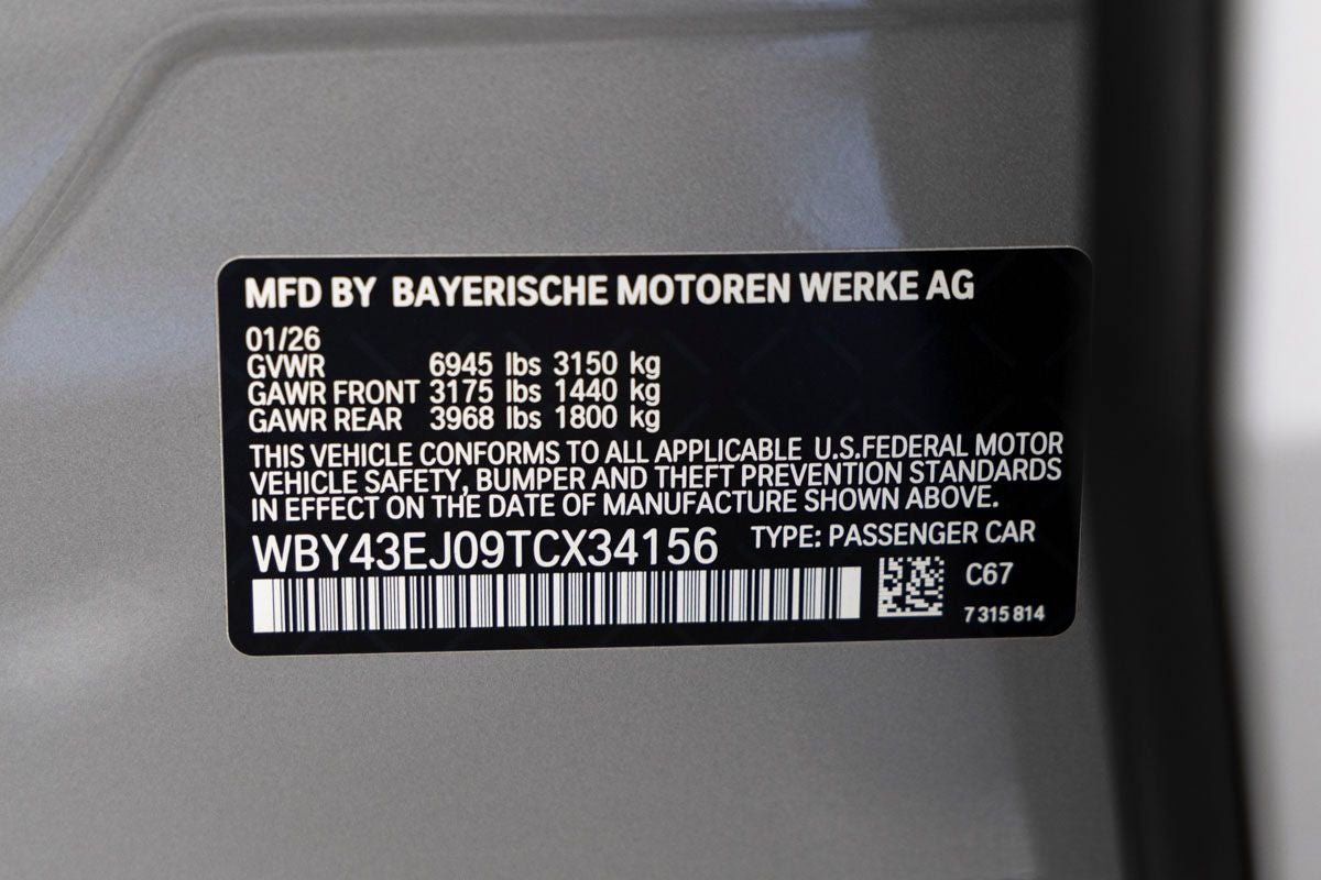 2026 BMW i7 eDrive50