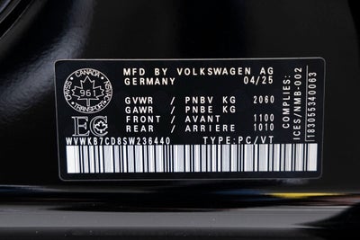 2025 Volkswagen Golf R 2.0T