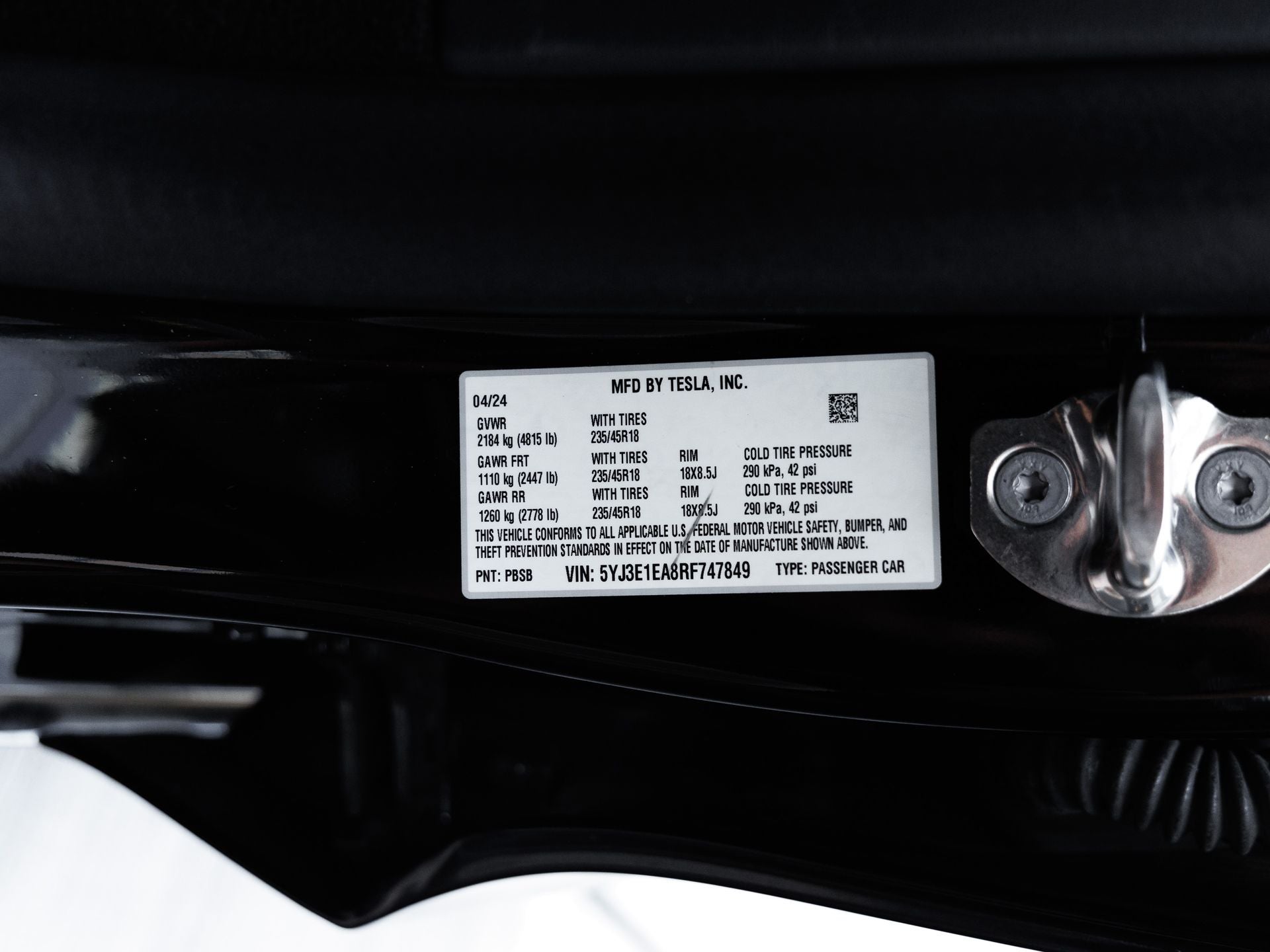 2024 Tesla Model 3 Base