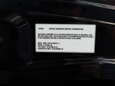 2024 Tesla Model 3 Base
