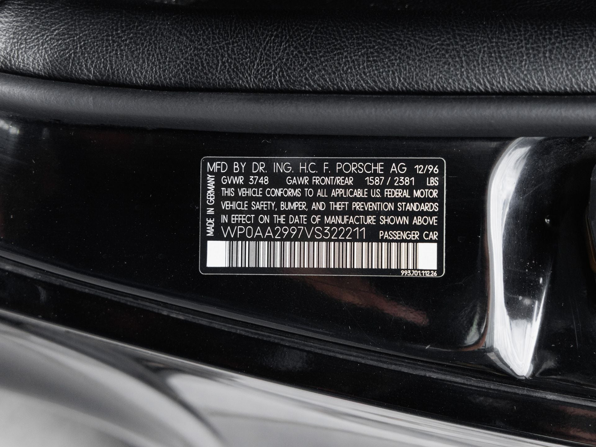 1997 Porsche 911 911 Carrera S