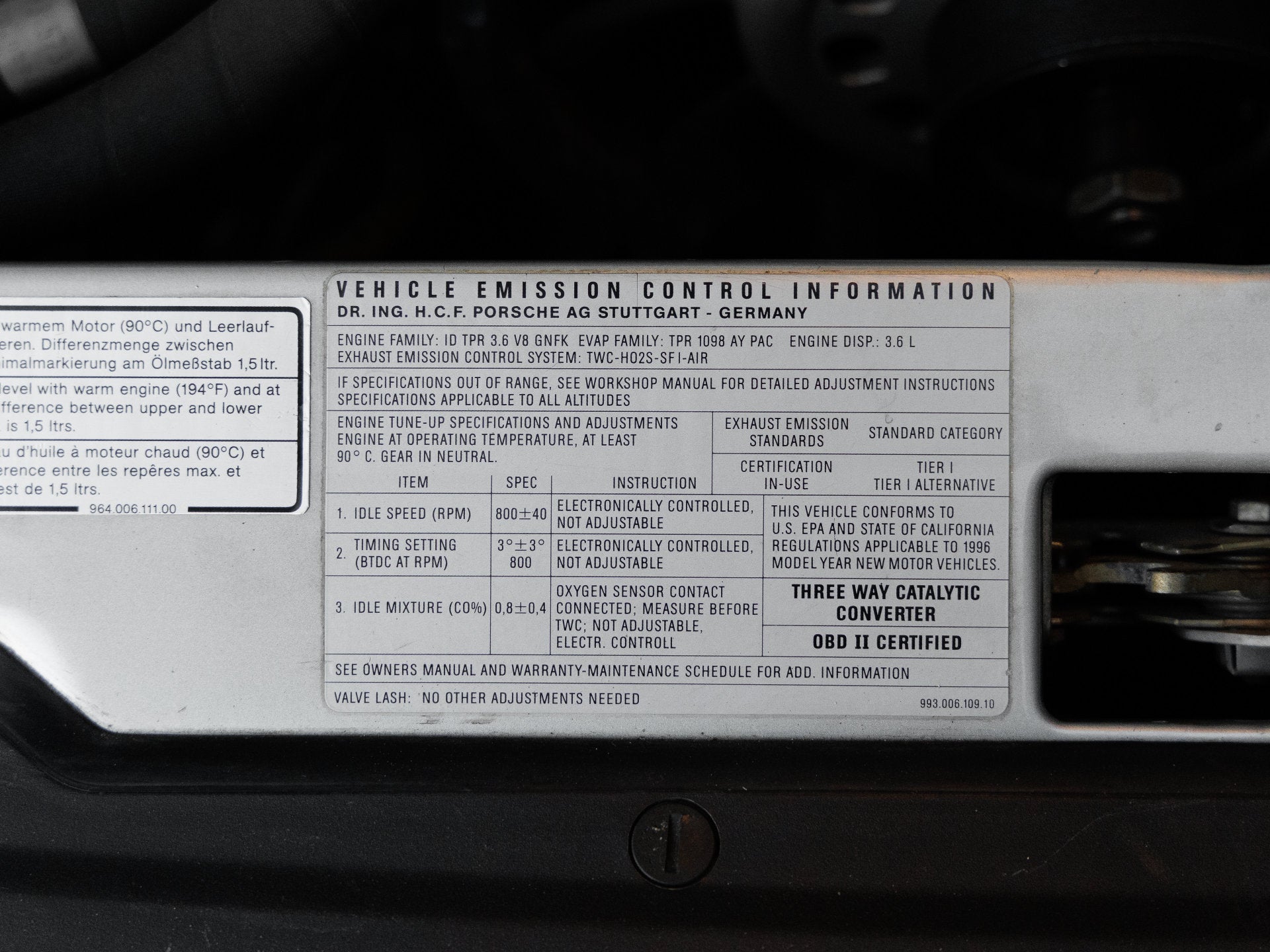 1996 Porsche 911 911 Carrera Coupe