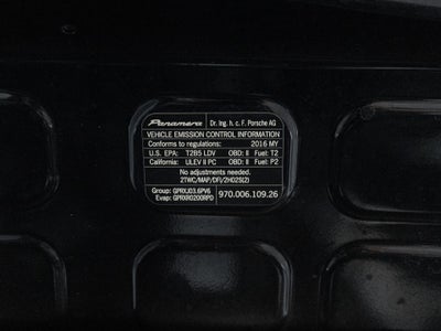 2016 Porsche Panamera Panamera