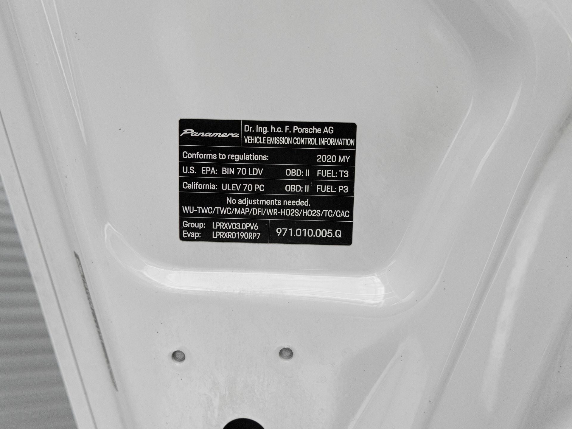 2020 Porsche Panamera Panamera