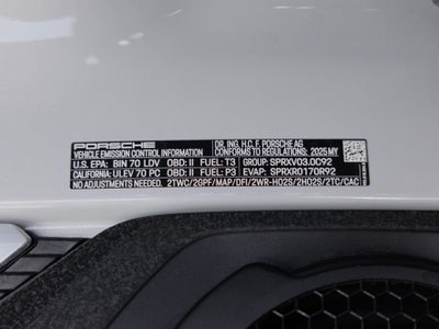 2025 Porsche 911 Carrera T
