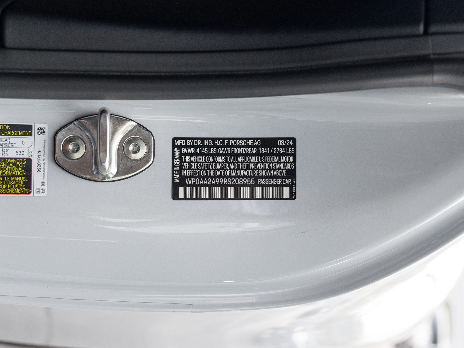 2024 Porsche 911 911 Carrera T (MY24)