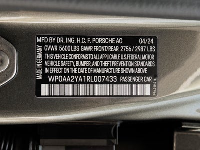 2024 Porsche Panamera Panamera 4 (MY24)