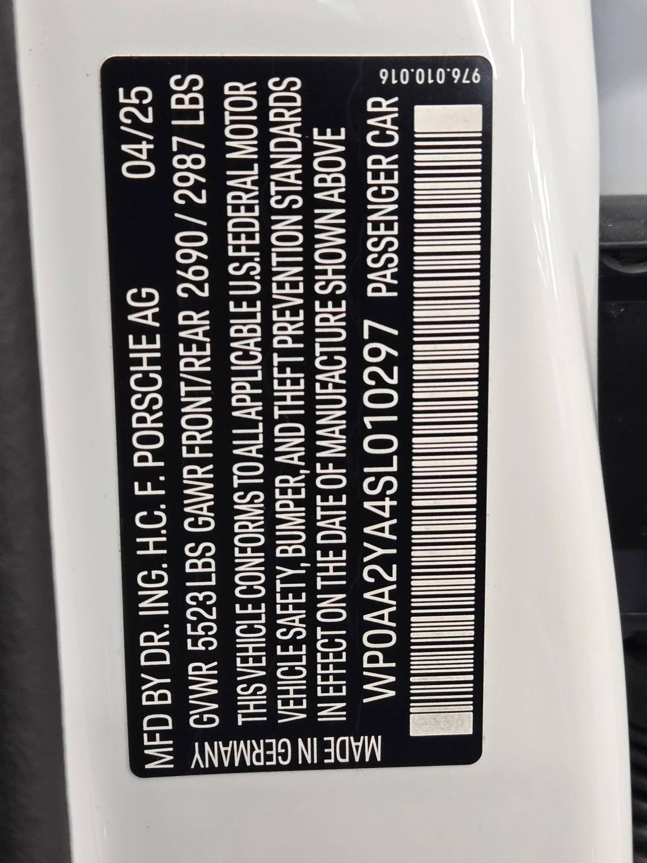 2025 Porsche Panamera Panamera