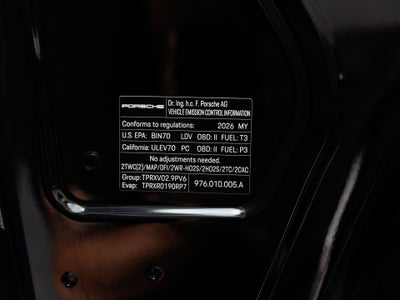 2026 Porsche Panamera Panamera