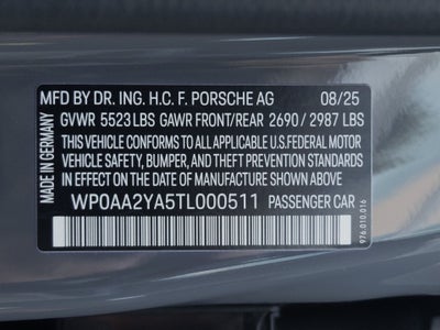 2026 Porsche Panamera Base