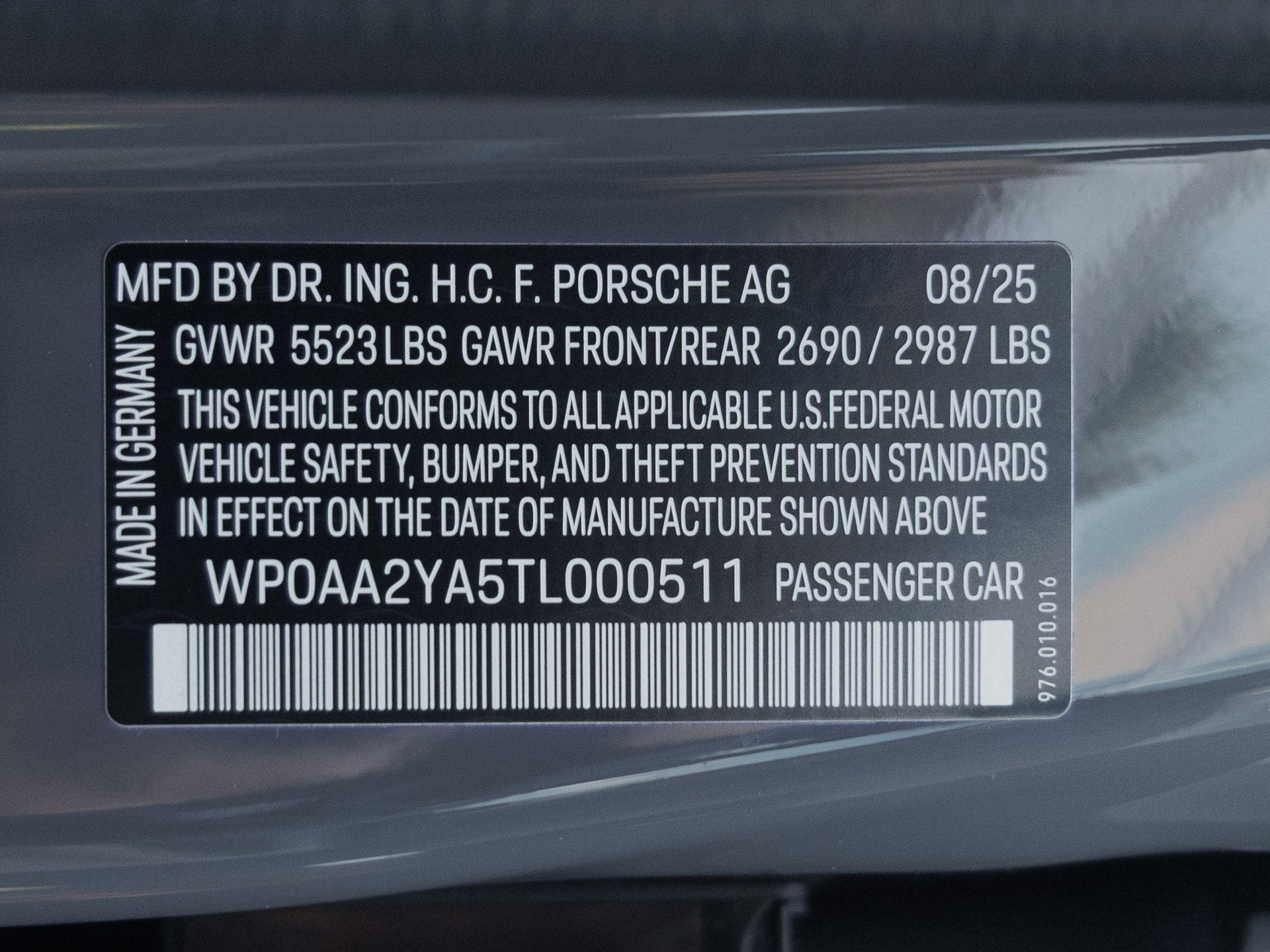 2026 Porsche Panamera Base