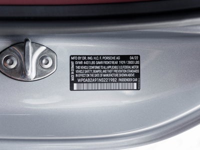 2022 Porsche 911 911 Carrera 4 GTS (MY22)