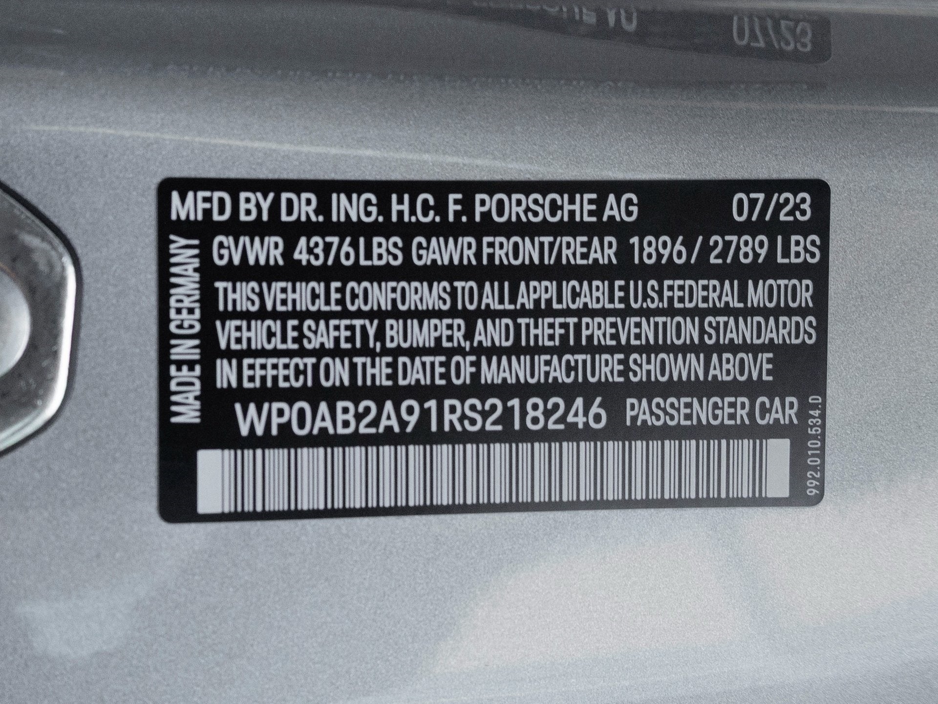 2024 Porsche 911 911 Carrera GTS (MY24)