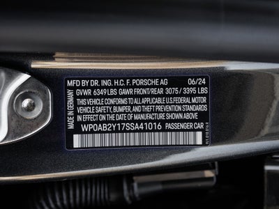 2025 Porsche Taycan Taycan 4S