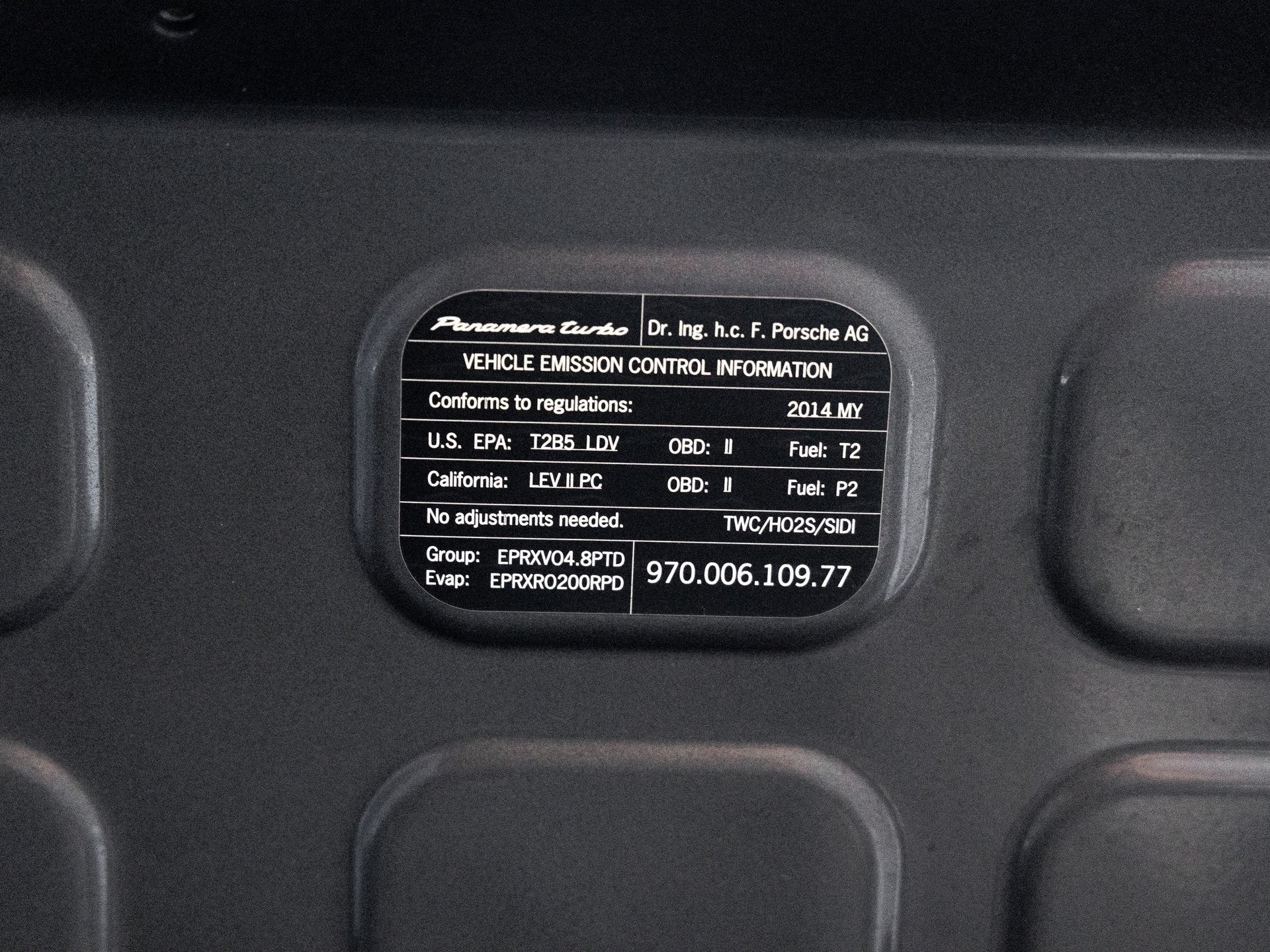 2014 Porsche Panamera Panamera Turbo S