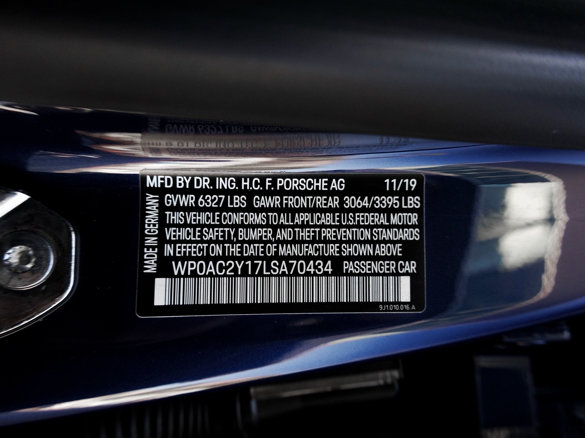 2020 Porsche Taycan Taycan Turbo S