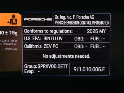 2025 Porsche Taycan Taycan Turbo S