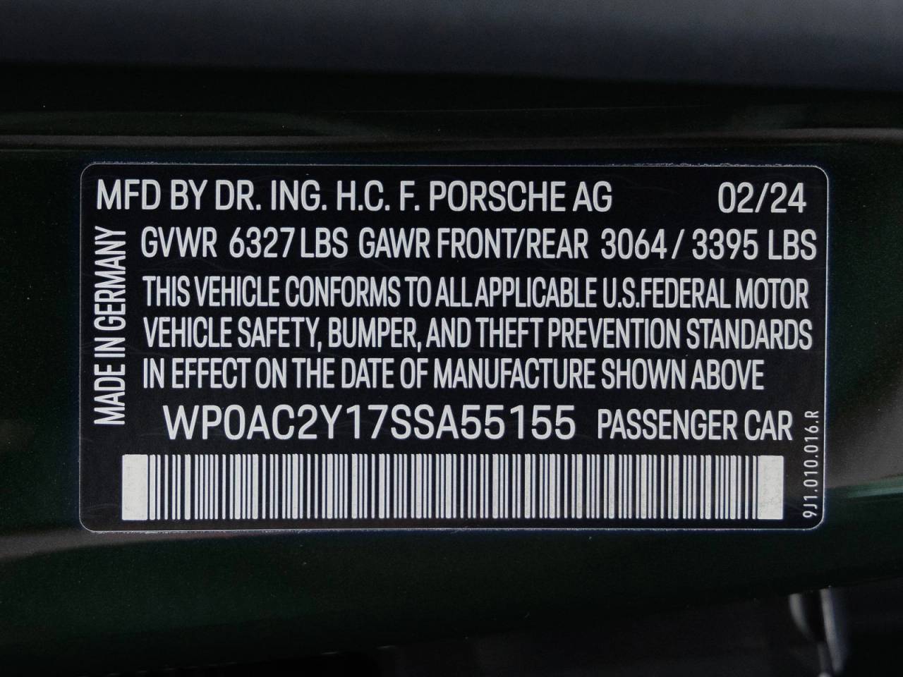 2025 Porsche Taycan Taycan Turbo S