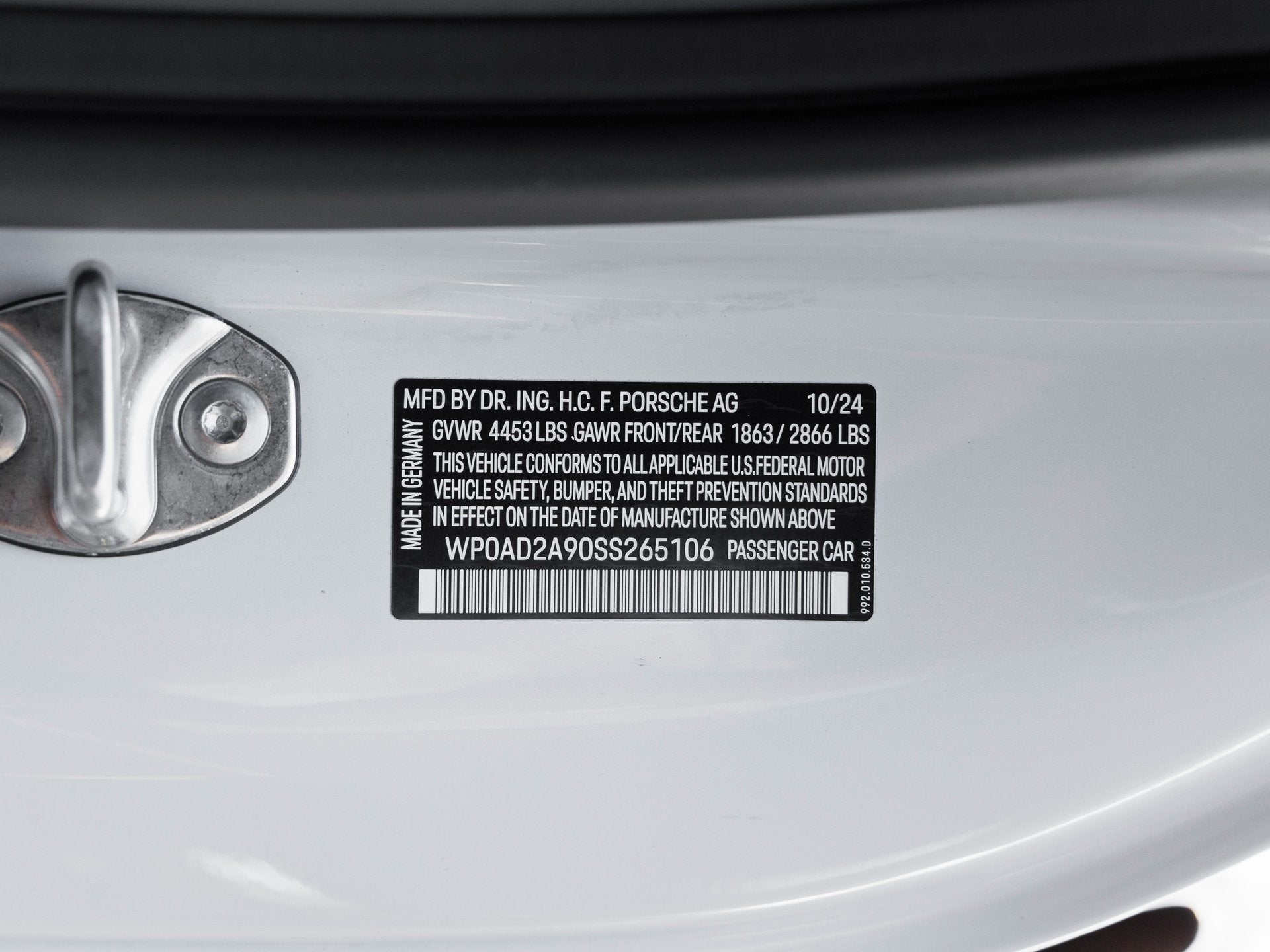 2025 Porsche 911 911 Turbo S