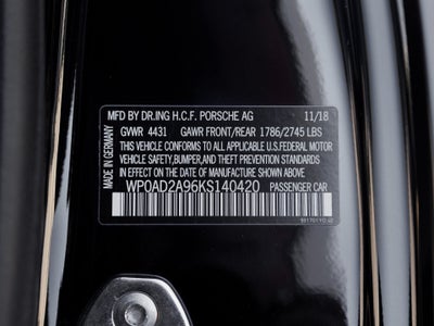 2019 Porsche 911 911 Turbo