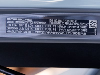 2025 Porsche 718 Cayman GT4 RS