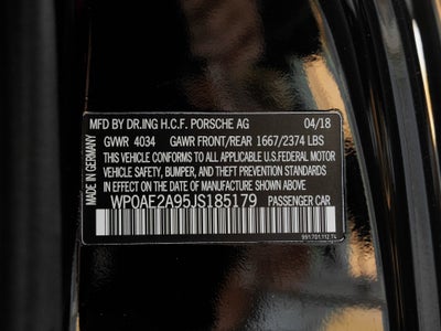 2018 Porsche 911 911 GT2 RS