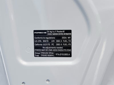 2026 Porsche Panamera E-Hybrid 4