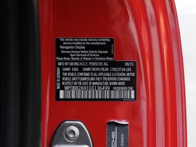 2016 Porsche 911 911 Targa 4S