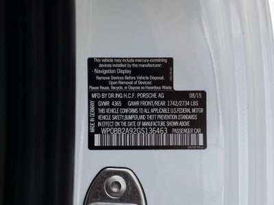2016 Porsche 911 Targa 4S