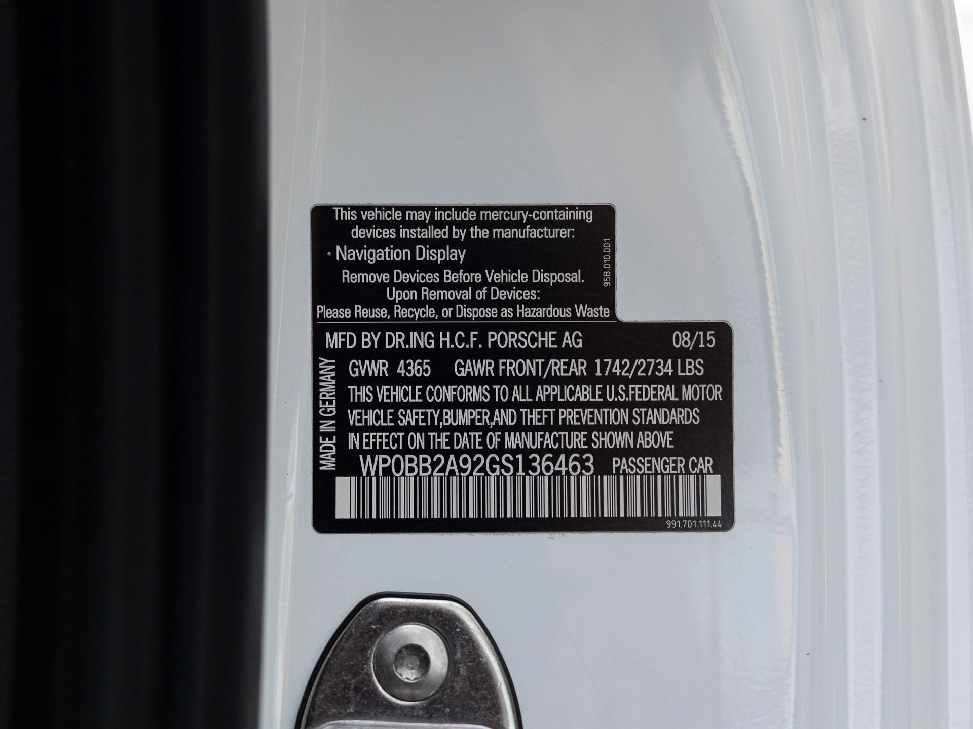 2016 Porsche 911 Targa 4S