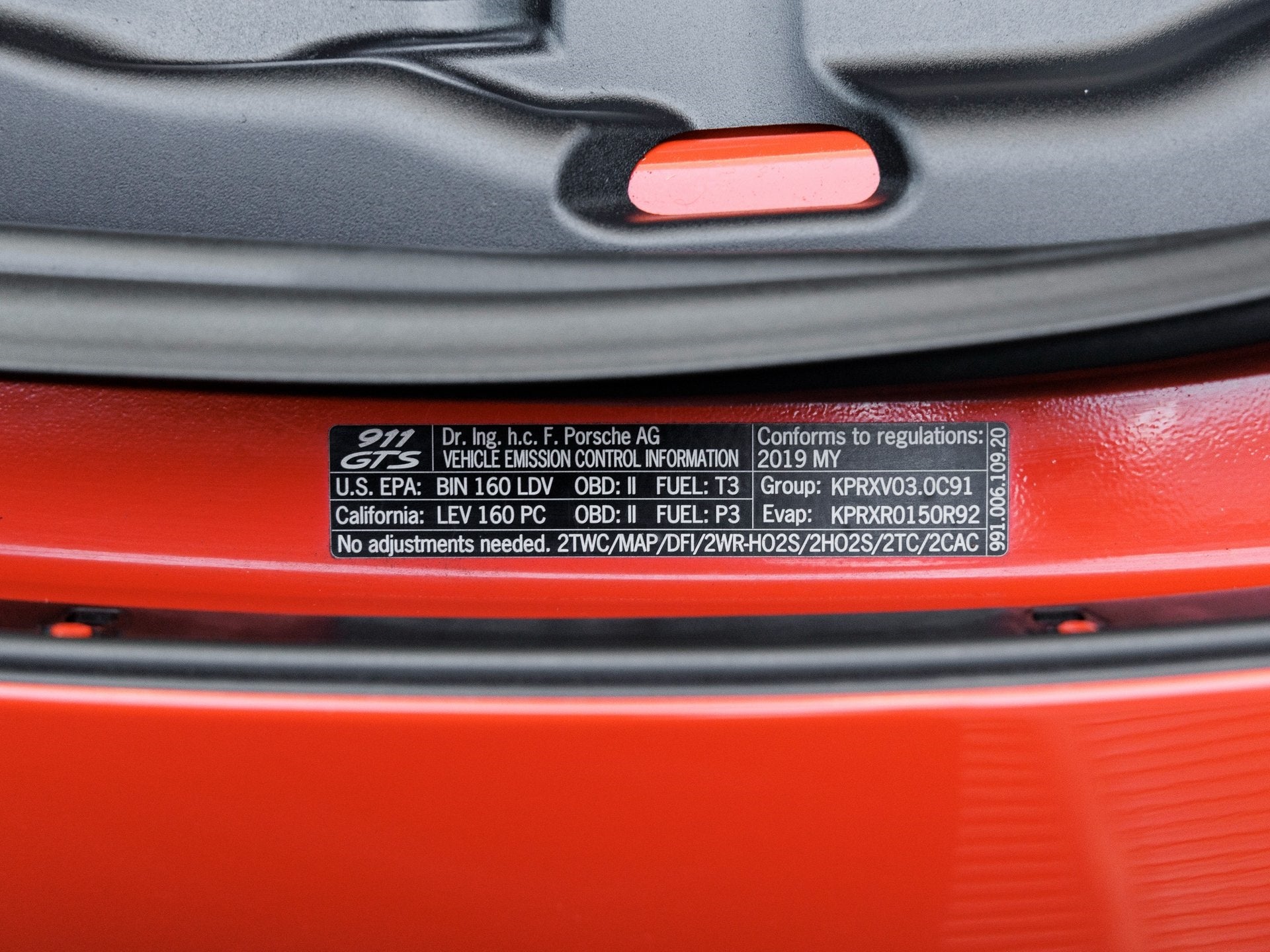 2019 Porsche 911 911 Targa 4 GTS