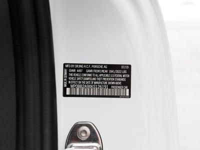 2019 Porsche 911 911 Targa 4 GTS